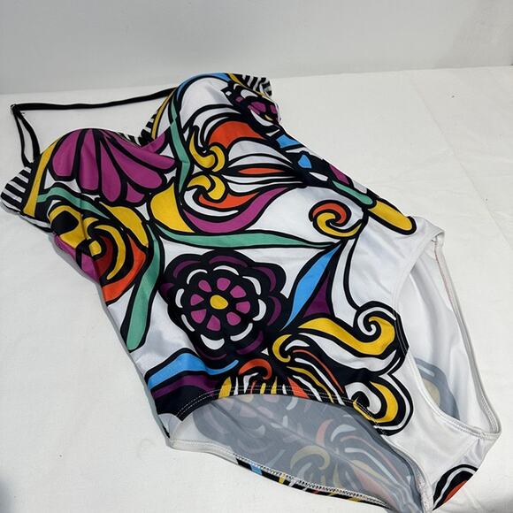 Unbranded Other - NEW without tags! Colorful One Piece Swimsuit Strapless - Size Large
